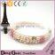 2016 new design bridal headpiece plastic spiral hair band glitter for girl