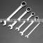 1pc Reversible Combination Stubby Ratchet Wrench Ratcheting Socket Spanner AR-76