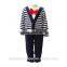 2016 Newborn Baby Cotton bodysuit Kid Boys Clothing baby romper with bowtie