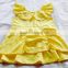 Wholesale high quality little kids fancy dress lovely summer dress girls lace frock designs