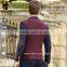 2016 New Fashion Red with Blue Slim Fit Design Blazer One Button Jacket Handsome Business italian blazer