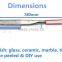 2016 new 5x180mm cheap diamond file use glass