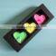 magic heart shape color flame candle