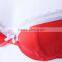 China Bra Factory Red Color no Pad Women Bralette With Lace