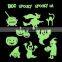 Plastic Halloween Glow in the Dark Sticker
