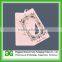 paper and plastic hang tag with Double inserts cotton thread