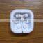 Square shape promotion colorful cute and pocket cheap earphone case