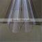 One end closed clear quartz glass tube