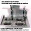 Supply Restaurant Kitchen Equipment Commercial 4 Basket Gas Pasta Cooker/noodle Cooking.