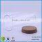 80oz/2400ml Clear Straight Sided Glass Display Jars With Cork Lid