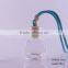 12ml Clear Round Mini Empty Glass Aroma Vial Pendant Auto Perfume Bottles
