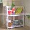 Home furniture Space Save hollow out Stackable kitchen Organizer