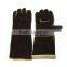 cow split leather long cuff welding gauntlet gloves