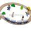 42pcs OEM Available Beech Wood Sleepers Railway Rail Car Toy