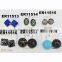 cheap wholesale daily wear christmas resin crystal clip on earrings