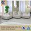 I shaped low price living room wooden sofa