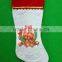 custom printing felt Christmas stocking