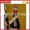A-837 Christmas Party Wine Bottle Gift Wrap Crochet Wine Bottle Cover Set Christmas Knitting Table Wine Botle Decor