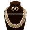 2015 Fashion Necklace Chain Statement Bib Necklace Matte Gold Plated Necklaces Jewelry For Women