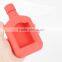 Promotional novelty decorative silicone wine bottle cover