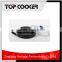 Aluminum press non stick two handled deep fry pan with lid                        
                                                Quality Choice