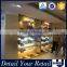Tailor made Wall mounted Modern wooden shoe store display racks