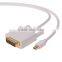 1.5M display port to dvi male converter 1080P mini dp to dvi male cable