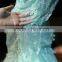 Elegant Lomg Sleeve Blue Tulle Short Sequins Evening Short Dress Cocktail Dresses(SH1013)