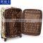 Polycarbonate Canvas Printed Trolley Luggage Canvas Travel Luggage