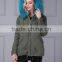 Solid Color Fox Fur Lined Parka With Real Raccoon Fur Hood Collar Supplier's Choice