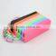 beautiful design ultra slim mobile phone charger portable mobile power bank with free logo