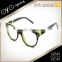 Latest new style double colors round frames kids eyewear