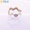 >>>New Style Fashion Alloy Wave Rose Plated /Silver Plated /Gold Plated Ring Jewelry Accessories For Women/