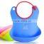 Printed technics and infans & toddlers apron bib feeder