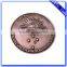 Promotional advertising zinc alloy copper plated custom engraved coins