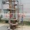factory customized plastic chain spiral vibrating conveyor