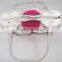 china factory popular style woman medium size handbag crochet design