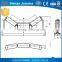 Belt conveyor steel roller for conveyor system