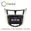 Ownice C300 Android system car headunit placement for Hyundai Verna Solaris with GPS Ipod DVR digital TV 3G Wifi tmps