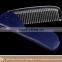 small blue folding plastic pocket hair comb