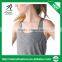Ramax Custom Women Heather Grey Sexy Backless Tank Tops For Yoga Wear