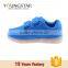 2016 New style colorful running sport fabric led light shoes