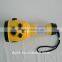 High quality flashlight Mobile charger AM/FM/WB band LED hand rechargebale radio hand rechargeable flashlight