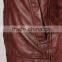 fashion men's leather motorcycle coats jackets washed leather overcoat