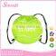 Cheap candy color 210D polyester drawstring backpack bag