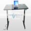 Electric height adjustable desk metal legs simple office table