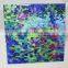 Wall mounted custom abstract acrylic painting
