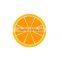 Non-slip orange silicone cup mat