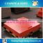 UHMWPE crane leg support pads with with durable synthetic rope handles/outdoor crane protection mat