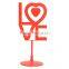 red beautiful creative design acrylic earring dispaly stand